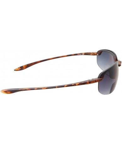 Wayfarer Mens Rimless Bifocal Reading Sunglasses Sports Wrap Reader Glasses - Tortoise - CB18WXN7QKI $12.07
