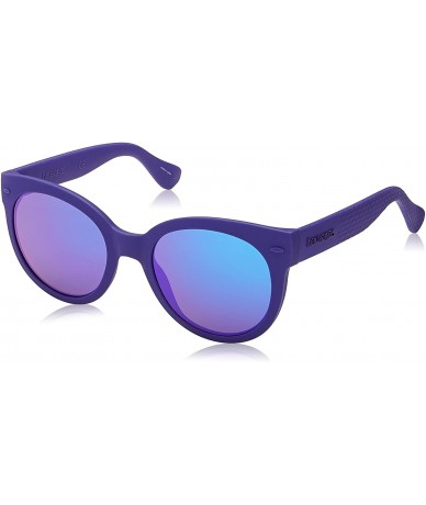 Oval Women's Noronha Round Sunglasses - Violet - CU113CHGFIV $93.86