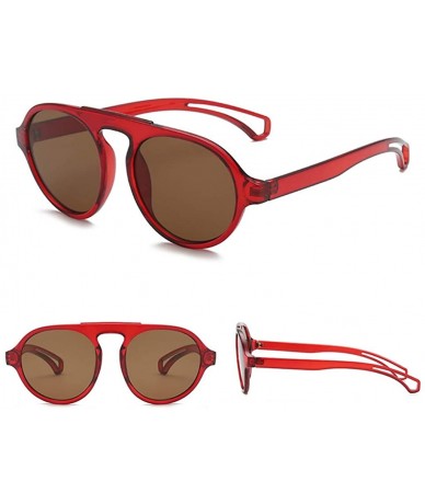 Oversized Vintage Polarized Sunglasses Driving Sun Glasses Sports Cycling Baseball Eyeglasses For Men/Women - D - CT18SXE6SMC...