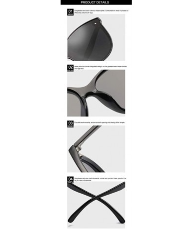 Oval Fashion Design Women Polarized Sunglasses Mirror Sun Glasses Retro Shades Men Vintage Eyewear Gafas UV400 - 1 - CN18RQ74...