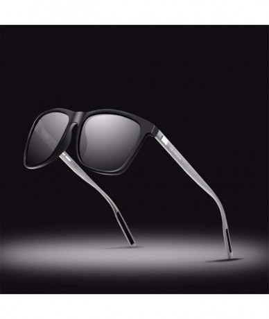 Semi-rimless Unisex Retro Sunglasses Polarized Lens Vintage Eyewear Accessories Sun Glasses for Men Women - Day Night Dual - ...