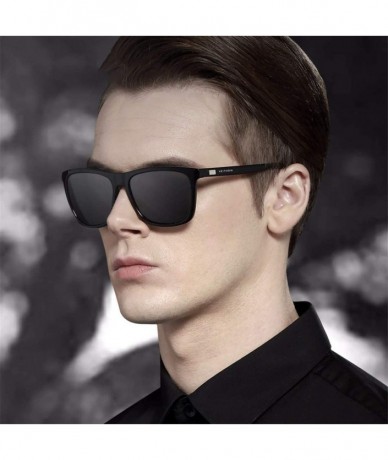 Semi-rimless Unisex Retro Sunglasses Polarized Lens Vintage Eyewear Accessories Sun Glasses for Men Women - Day Night Dual - ...