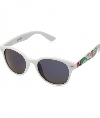 Round Margaritaville Woman to Blame Polarized Sunglasses Round - White - 56 mm - CT1832TGQT4 $13.44