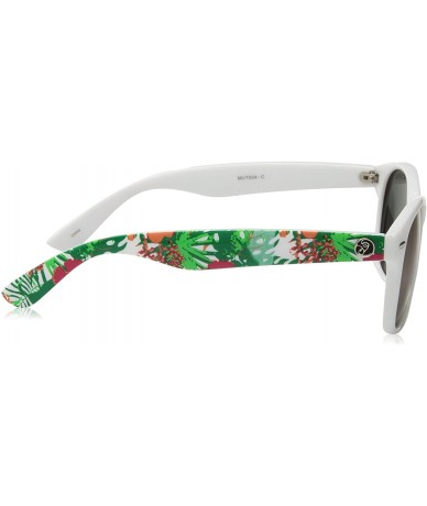 Round Margaritaville Woman to Blame Polarized Sunglasses Round - White - 56 mm - CT1832TGQT4 $13.44