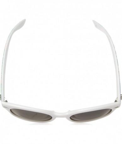 Round Margaritaville Woman to Blame Polarized Sunglasses Round - White - 56 mm - CT1832TGQT4 $13.44