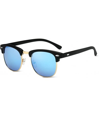 Rectangular Polarised Sunglasses Mens Womens Ultralight Semi-Rimless Frame UV 400 Driving Sunglasses Outdoor Travel Gift Box ...