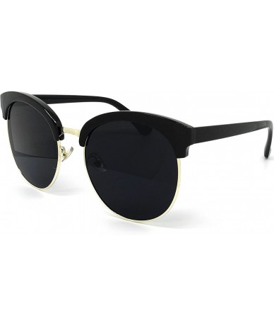 Oversized RAKOSTA 97018XL Premium Oversize Cats eye Womens Mens Mirror Funky Flat Sunglasses - Amber Purple - C11954TGSED $27.39