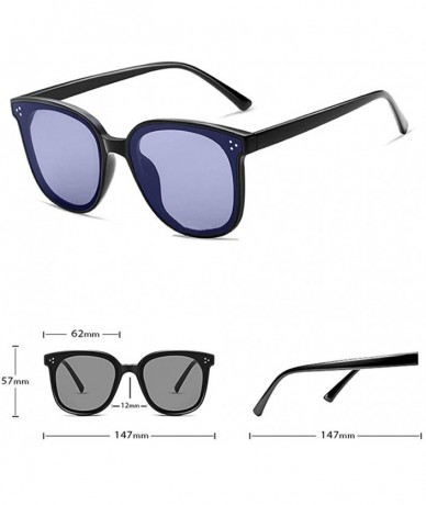 Oval Men/Women Photochromic Sunglasses with Polarized Lens for Aluminum Frame Outdoor 100% UV Protection - C5199XDGX3C $16.78