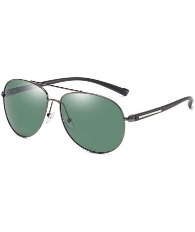 Aviator Sunglasses Men's Polarizing Sunglasses Classic Toad Lens Polarizing Sunglasses Driving Glasses - C - CP18QO3Y5OY $66.57