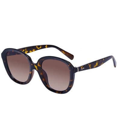 Square Fashion Sunglasses for Women Retro Style Square Sun Glasses UV400 - Tortoise - CX18UEEIDKR $9.27