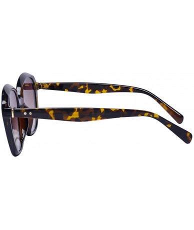 Square Fashion Sunglasses for Women Retro Style Square Sun Glasses UV400 - Tortoise - CX18UEEIDKR $9.27