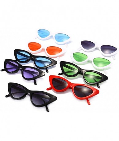 Cat Eye Retro Cat Eye Sunglasses Women Brand Designer Vintage Sun Glasses Eyewear Oculos De Sol Feminino CJ9788 - C6 - CH1984...