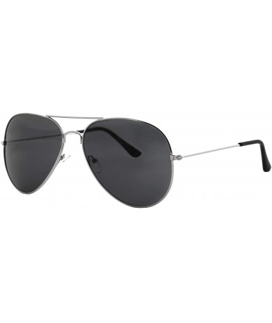 Goggle Vintage Mirror AVIATOR Sunglasses Metal Frame Double Bridge Trendy - CK18G2G059N $18.38