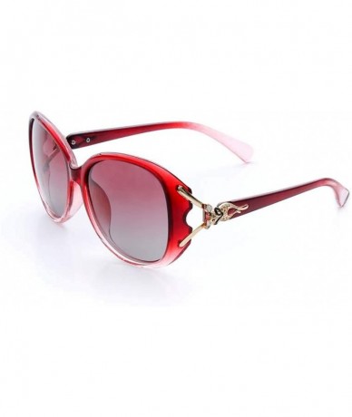 Square Fashion Square Sunglasses for Women Men Oversized Vintage Shades MN8842 - Red - CO1996YKSHE $8.61
