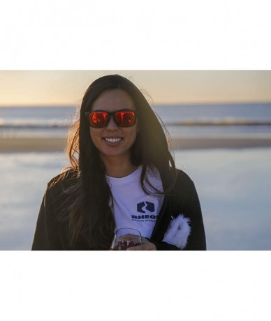Square Coopers Floating Polarized Sunglasses - UV Protection - Floatable Shades - Anti-Glare - Unisex - CJ18SG09UUR $87.93