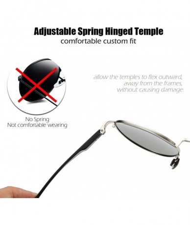 Round Small Round Sunglasses Polarized Lens Circle Frame Improved Spring Hinged for Women and Men 3447 - C518KKOHH3Y $10.83