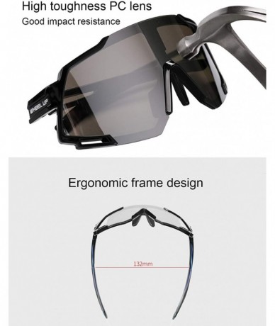 Sport UV-Resistant Polarized Outdoor Sports Cycling Sunglasses - Coating Black Pink - CZ196Z6ESK0 $13.49