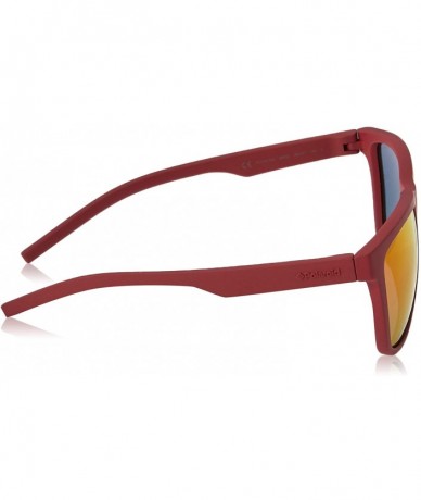 Wayfarer Pld6014/S Square Sunglasses - Burgundy - CN189NRNR09 $61.50