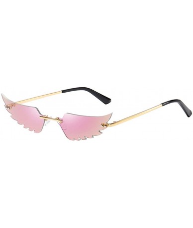 Round Outdoor Glasses Classic Polarized Sunglasses for Men UV400 - Pink - CB199AICDL8 $9.15