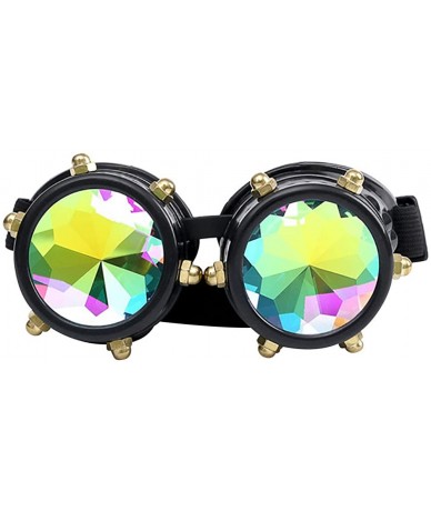Goggle Sunglasses for Men Women Steampunk Goggles Vintage Glasses Retro Punk Glasses Eyewear Sunglasses Party Favors - B - CY...