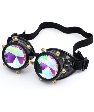 Goggle Sunglasses for Men Women Steampunk Goggles Vintage Glasses Retro Punk Glasses Eyewear Sunglasses Party Favors - B - CY...