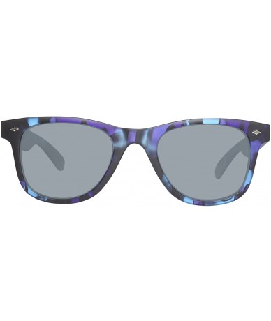 Rectangular Pld6009/S/M Rectangular Sunglasses - Blue Camou/Gray Polarized - C711SHXQR6P $50.83