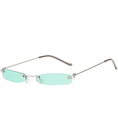 Rimless Sunglasses for Men Women Vintage Sunglasses Rimless Sunglasses Retro Glasses Eyewear Metal Sunglasses Hippie - A - CA...