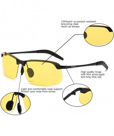 Sport RDZOIHE Classic Polarized Sunglasses cycling sports men's glasses 3043 (GUN/YELLOW) - CD19940Z39W $18.48