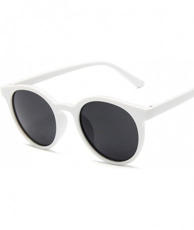 Aviator Small Retro Round Sunglasses Men Women Vintage Tinted Color Lens Mirror Luxury Female Sun Glasses - 2 - CK198A4235H $...