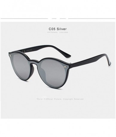 Aviator Fashion Cat Eye Sunglasses Women Brand Designer Retro Female Sun Y7155 C1BOX - Y7155 C5box - CC18XE000ZU $31.69