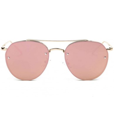 Oversized Polarized Aviator Sunglasses Women Protection - B - C618UILT9NW $11.33