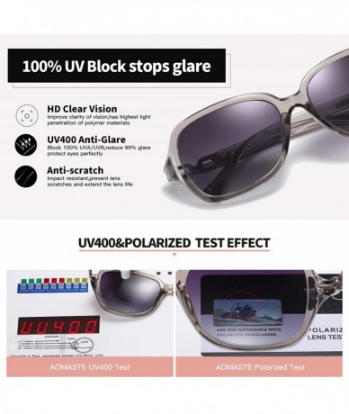 Aviator Retro Polarized Sunglasses for Women 100% UV400 Protection Lens Driving Outdoor Eyewear - CF18AXLKQHD $11.14