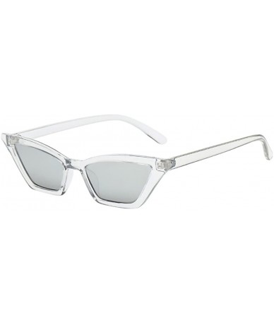 Cat Eye Cat Eye Sunglasses Clout Goggles Vintage Narrow Style Retro Sun Glasses for Men Women by 2DXuixsh - E - CW18SCURW85 $...