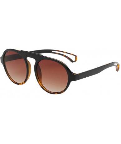 Aviator Fashion Men Women Irregular Shape Sunglasses Glasses Vintage Retro Style Luxury Accessory (A) - A - CB195N22D2C $6.96