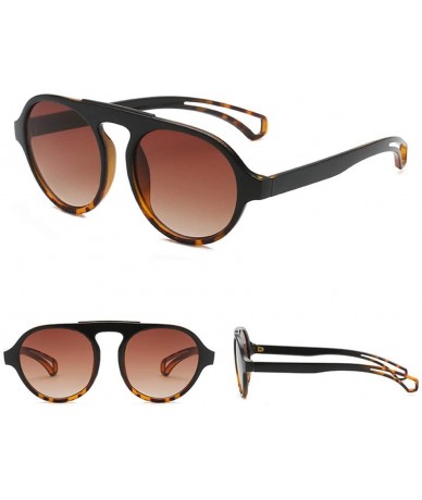 Aviator Fashion Men Women Irregular Shape Sunglasses Glasses Vintage Retro Style Luxury Accessory (A) - A - CB195N22D2C $6.96