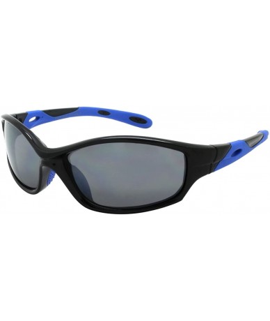 Wrap Sleek Wrap Sproty Style Sunglasses 570098 - Black - CD185YH6EU8 $23.81