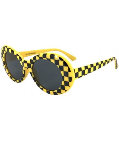 Oversized Clearance Fashion Glasses Vintage Sunglasses - B - CS18RY4ANQN $18.09