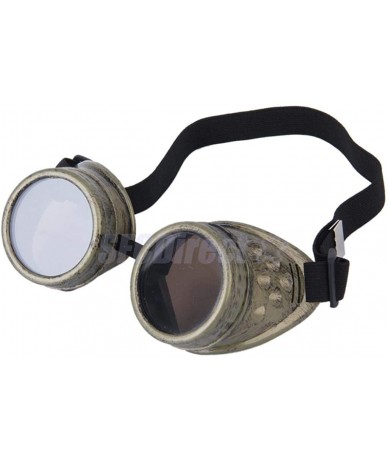 Goggle Vintage Victorian Steampunk Goggles Glasses Welding Cyber Punk Gothic Cosplay - Bronze - C618I065IUI $33.67