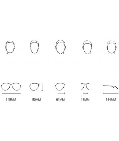 Aviator Polarizing sunglasses Men's sunglasses Toad glasses Metal polarizing glasses - A - CO18QCISNCD $35.17