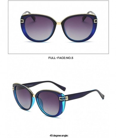 Shield Fashion Cat Eye Polarized Sunglasses Women Brand Driving Glasses Female Shades for Ladies Eyeglasses - C5 - CF18R9EA73...