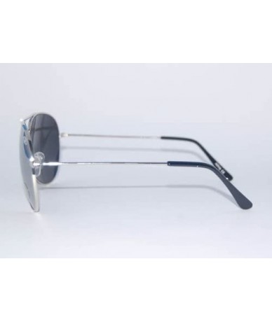 Aviator Aviator One Way Mirror Sunglasses - UV400 Shatter Resistant Lens W/EVA Case - Cleaning Cloth - Micro Fiber Pouch - CC...