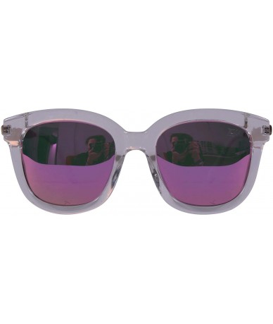 Butterfly p560 Classic Butterfly Polarized - for Womens 100% UV PROTECTION - Transparent-pinkmirror - CM192TH8DOO $24.43