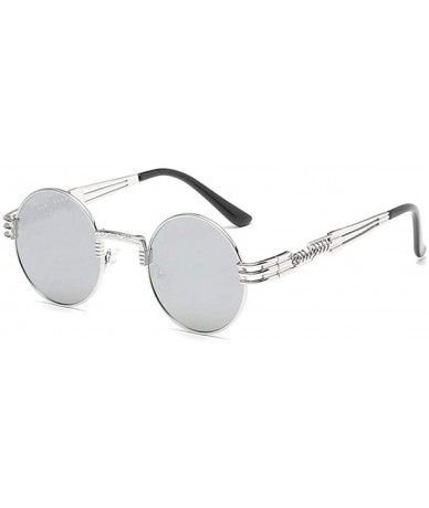 Oversized New Fashion Polarized Sunglasses For Men And Women Retro P8 Silver IceBlue - P6 Silver Mercury - CF18YZWOWNN $24.67