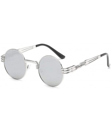 Oversized New Fashion Polarized Sunglasses For Men And Women Retro P8 Silver IceBlue - P6 Silver Mercury - CF18YZWOWNN $9.32