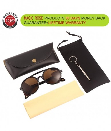 Round Polarized Sunglasses for Men and Women Retro Steampunk Round Frame Driving Sun glasses 100% UV Blocking - CZ198KOLE9R $...