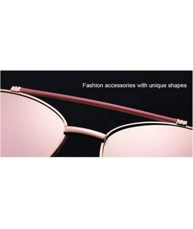 Aviator Women's PC material frame sunglasses - go out to take a stylish sunglasses - B - CE18RX3AKUY $47.31