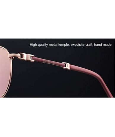 Aviator Women's PC material frame sunglasses - go out to take a stylish sunglasses - B - CE18RX3AKUY $47.31