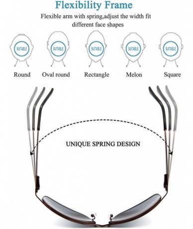 Sport Designer Fashion Sports Sunglasses for Baseball Cycling Fishing Golf Metal Frame - CR18ESAW84R $16.73