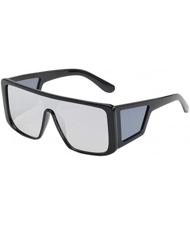 Round Unisex Polarized Sunglasses Stylish Sun Glasses for Men and Women - Color Mirror Lens - E - CY18UIG6C9R $9.05