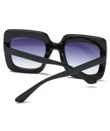 Sport Womens Fashion Artificial Diamond Cat Ear Quadrate Big Metal Frame Brand Classic Sunglasses (D) - D - CE180CO9DEX $8.47
